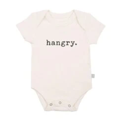 Finn & Emma Short Sleeve Graphic Bodysuit, Hangry
