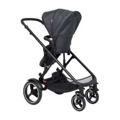 Phil & Teds V6 Voyager Stroller & Liner, Black -Anbbaby Shop 1135794