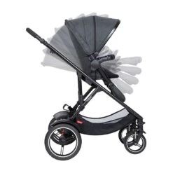 Phil & Teds V6 Voyager Stroller & Liner, Black -Anbbaby Shop 1135795