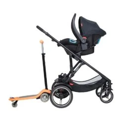Phil & Teds V6 Voyager Stroller & Liner, Black -Anbbaby Shop 1135811