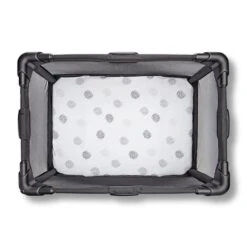 4moms Breeze Playard Sheet, Cotton White & Grey Crosshatch, Two Pack -Anbbaby Shop 4moms breeze playard sheet cotton white grey crosshatch two pack4m2000961anb babyanb baby 393916