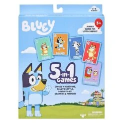 Bluey 5-in-1 Card Game Set