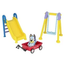 Bluey's Park Playground Playset -Anbbaby Shop Bluey s Park Playground Playset Setup