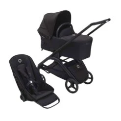 Bugaboo Dragonfly With Seat And Bassinet Complete Stroller -Anbbaby Shop Bugaboo Dragonfly with Seat and Bassinet Complete Stroller Midnight Black 7