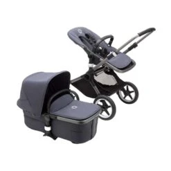 Bugaboo Fox 3 Complete Stroller -Anbbaby Shop Bugaboo Fox3 Complete Stroller Graphite Stormy Blue Stormy Blue 8