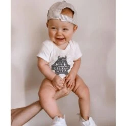 Finn & Emma Short Sleeve Graphic Bodysuit - Wild Child -Anbbaby Shop Finn Emma Short Sleeve Graphic Bodysuit Wild Child 5