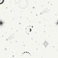 Finn & Emma Short Sleeve Romper - Celestial -Anbbaby Shop Finn Emma Short Sleeve Romper Celestial 3