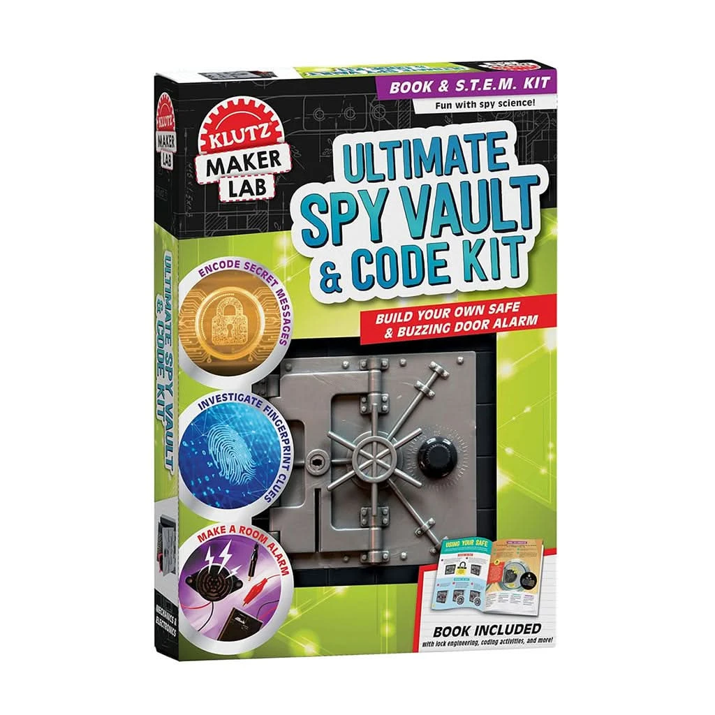 Klutz Maker Lab: Ultimate Spy Vault & Code Kit 1 Klutz Maker Lab: Ultimate Spy Vault & Code Kit