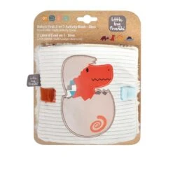 Little Big Friends Soft Activity Book 2 In 1 -Anbbaby Shop Little Big Friends 2 in 1 Soft Activity Book Dino Friends Package