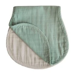 Mushie Muslin Burp Cloth Organic Cotton, 2 Pack