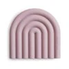 Mushie Rainbow Silicone Teether, Mauve