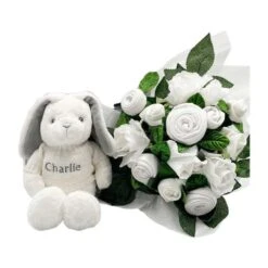 Babyblooms Hand Tied Baby Clothes Bouquet And Personalized Bunny 17 Babyblooms Hand Tied Baby Clothes Bouquet And Personalized Bunny -Anbbaby Shop babyblooms hand tied baby clothes bouquet and personalized bunnybbcbqmbup1anb babyanb baby 923226