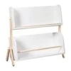 Babyletto Tally Storage And Bookshelf, White And Washed Natural Finish