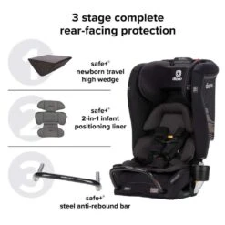 Diono Radian 3RXT Safe + Booster Seat -Anbbaby Shop diono radian 3rxt safe booster seatdio50100na01anb babyanb baby 429755