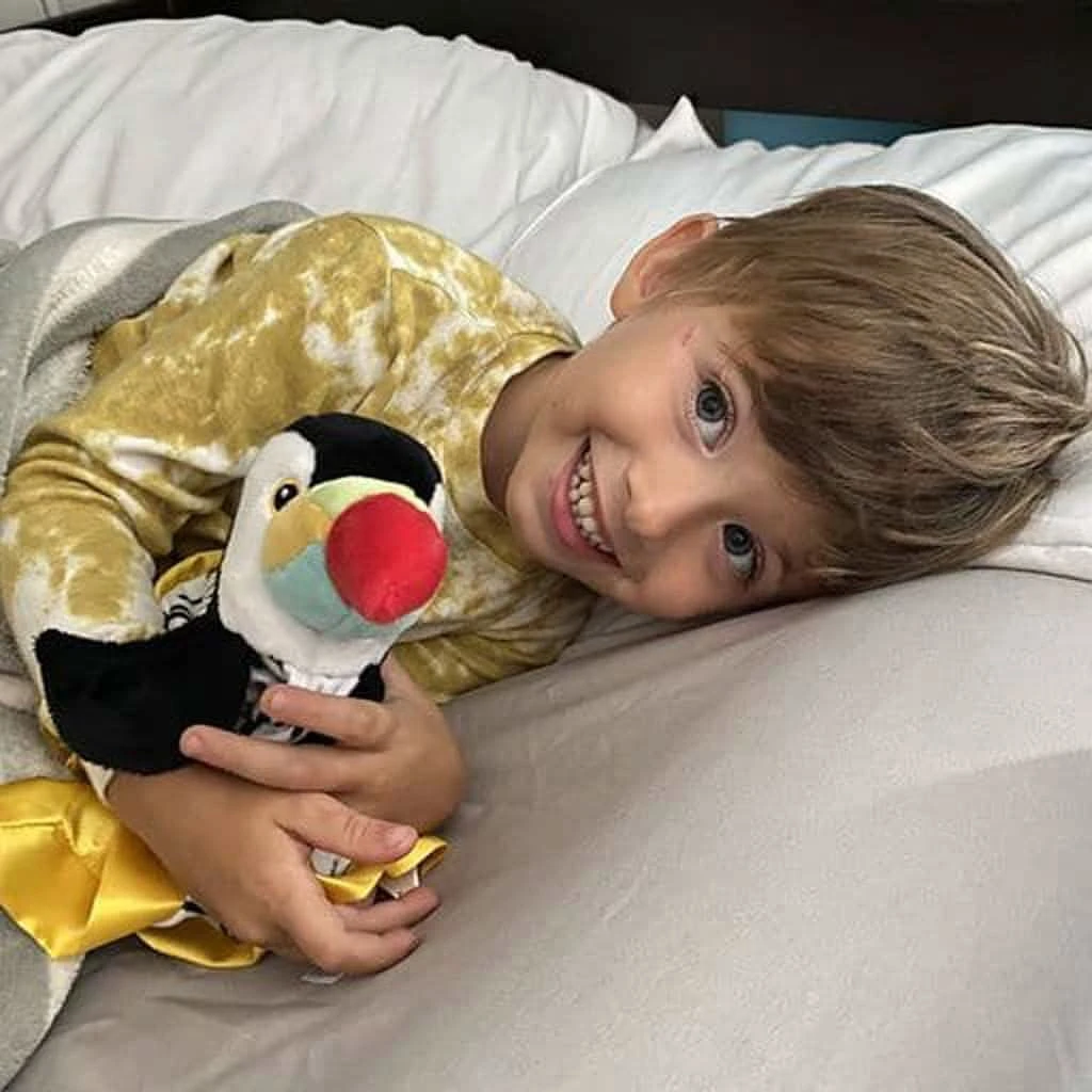 Frankie Dean Dream Blanket And Book, Sunny The Toucan 2 Frankie Dean Dream Blanket And Book, Sunny The Toucan - Image 2