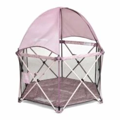 Go With Me Eclipse-Deluxe Portable Playard With Canopy & Padded Floor -Anbbaby Shop go with me eclipse deluxe portable playard with canopy padded floorgwmbd06350anb babyanb baby 678123