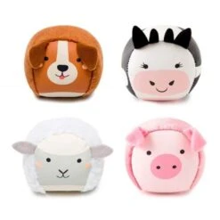 Little Big Friends Animals Soft Balls, Set Of 4