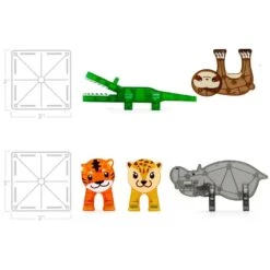Magna-Tiles Jungle Animals, 25-Piece Set -Anbbaby Shop magna tiles jungle animals 25 piece setmt21225 anbanb babyanb baby 666408