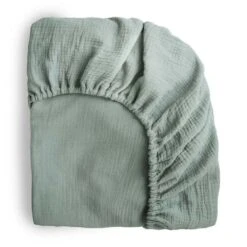 Mushie Extra Soft Muslin Crib Fitted Sheet -Anbbaby Shop mushie extra soft muslin crib fitted sheetmusmcs301anb babyanb baby 388625