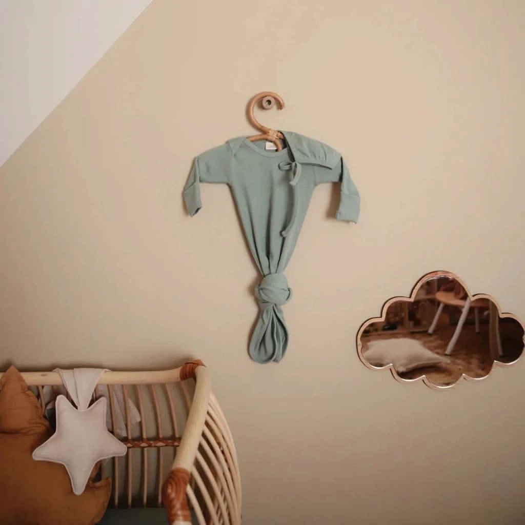 Mushie Ribbed Baby Bonnet 12 Mushie Ribbed Baby Bonnet - Image 12