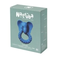 Natruba Elephant Teether, Blue -Anbbaby Shop natruba elephant teether bluenatteele01blanb babyanb baby 249982