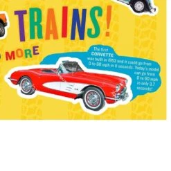 Peel + Discover: Cars! Trucks! Trains! And More Paperback