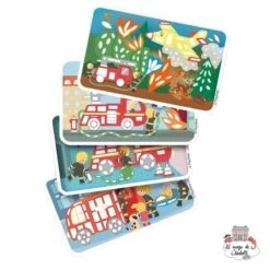 PLAYMAIS Classic Fire Truck -Anbbaby Shop playmais classic fire truck 746337