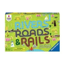 Ravensburger Start Here Game: Rivers, Roads & Rails