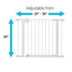 Safety 1st Easy Install Metal Baby Gate With Pressure Mount Fastening , White -Anbbaby Shop safety 1st easy install metal baby gate with pressure mount fastening whites1ga105whoa1 anbanb babyanb baby 223039