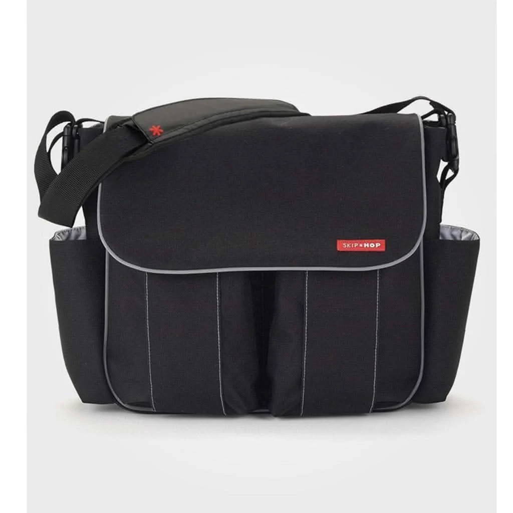 Skip Hop Dash Deluxe Diaper Bag Black 1 Skip Hop Dash Deluxe Diaper Bag Black
