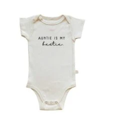 Tenth & Pine Auntie Is My Bestie Organic Cotton Onesie