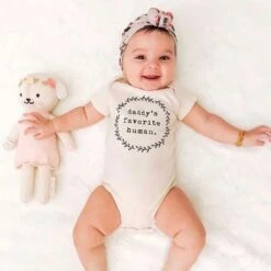 Tenth & Pine Daddy's Favorite Human Organic Cotton Onesie -Anbbaby Shop tenth pine daddys favorite human organic cotton onesietpssodfh03anb babyanb baby 313074