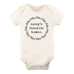 Tenth & Pine Daddy's Favorite Human Organic Cotton Onesie