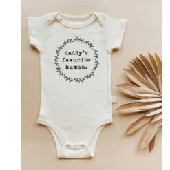 Tenth & Pine Daddy's Favorite Human Organic Cotton Onesie -Anbbaby Shop tenth pine daddys favorite human organic cotton onesietpssodfh03anb babyanb baby 926772