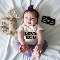 Tenth & Pine Love Bug Organic Cotton Onesie -Anbbaby Shop tenth pine love bug organic cotton onesietpssolvb03anb babyanb baby 195071