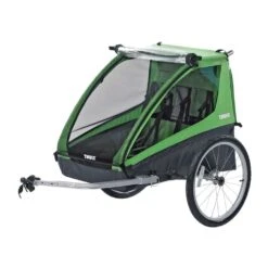 THULE Cadence Double Child Bicycle Trailer - Green