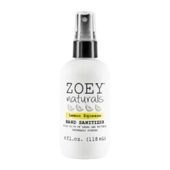 Zoey Naturals Hand Sanitizer 4oz., Lemon Squeeze